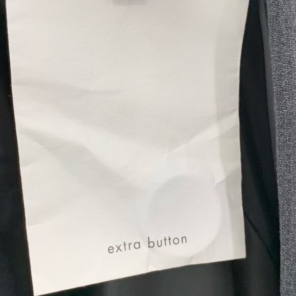 NWT Calvin Klein Jacket Womens 12 Large Longline Charcoal Gray Careerwear Office - Picture 9 of 14